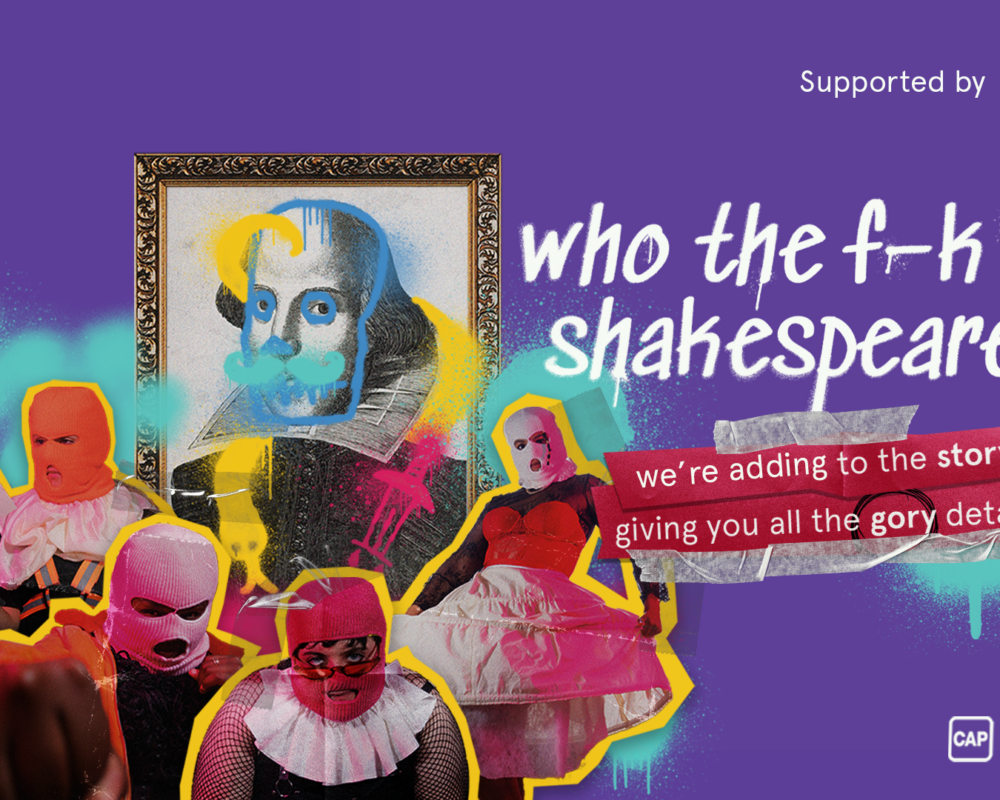 WHO THE F–K IS SHAKESPEARE? 2024 TOUR
